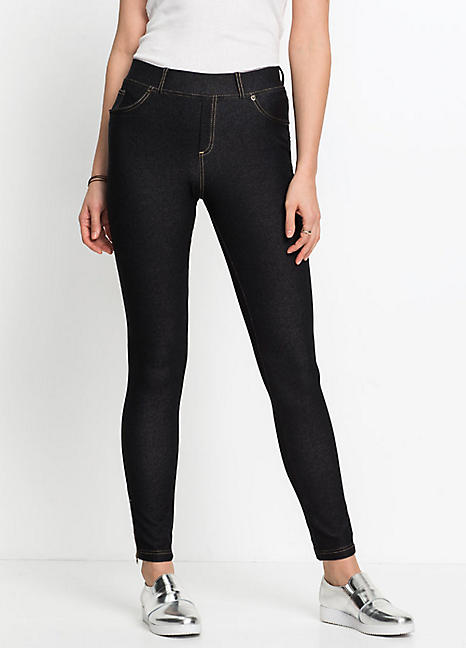 Ankle Zip Jeggings by bonprix | Grattan