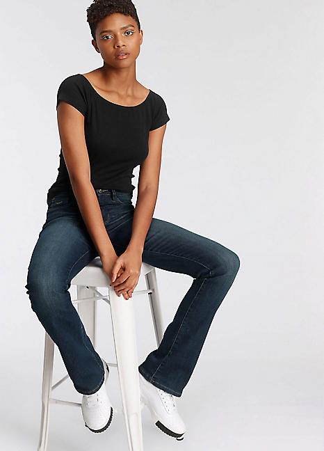 arizona baby bootcut jeans