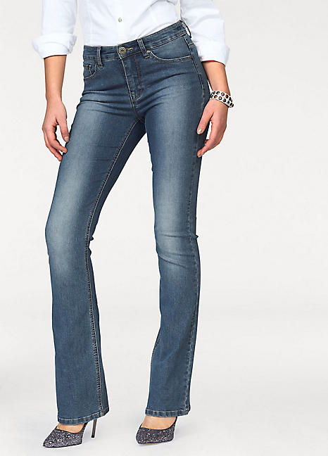 Arizona High Waist Bootcut Jeans | Grattan