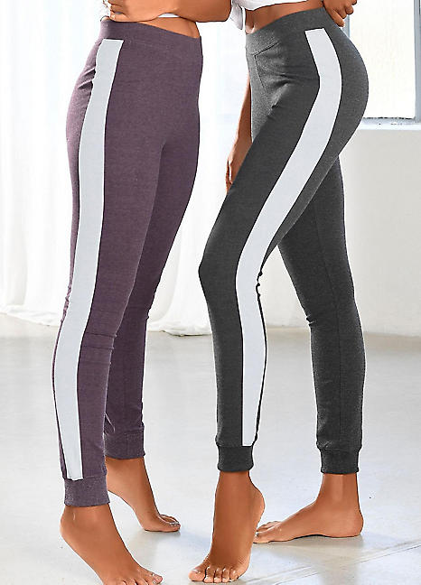 leggings with 2 stripes