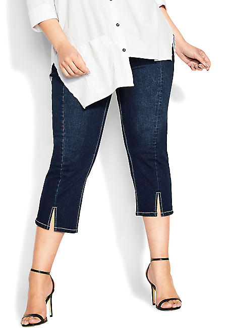 Avenue cheap denim capris