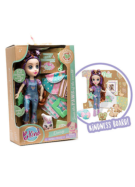 B-Kind Daisy Eco-Friendly Fashion Doll with DIY Play Grattan
