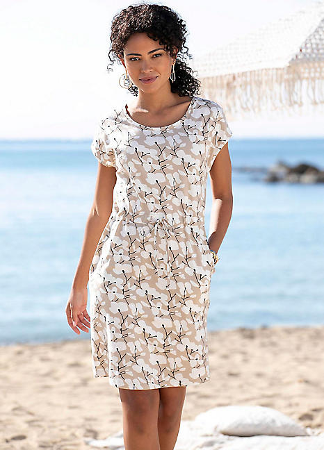 Beach Dress with Deep V-Neck by Beachtime