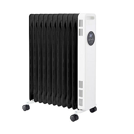 Black u0026 Decker 2.3KW Oil Filled Radiator with Timer u0026 Remote - White by  Black and Decker | Grattan