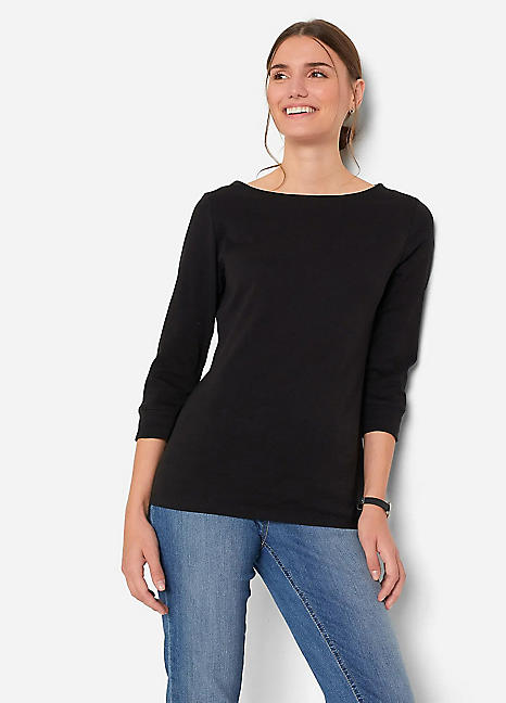 Boat Neck Top by bonprix | Grattan