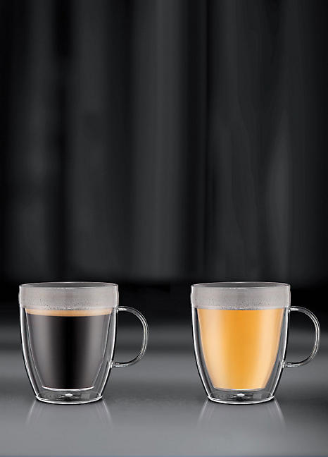 Bodum Bistro BPA Free Jumbo Double Wall Piece Mugs Grattan