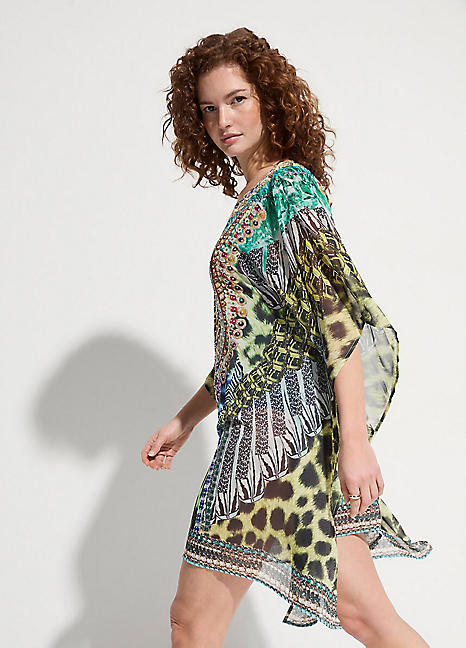 Animal print tunic dress best sale