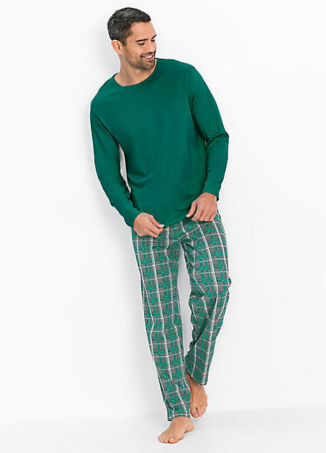 bonprix Check Print Pyjamas Set Grattan