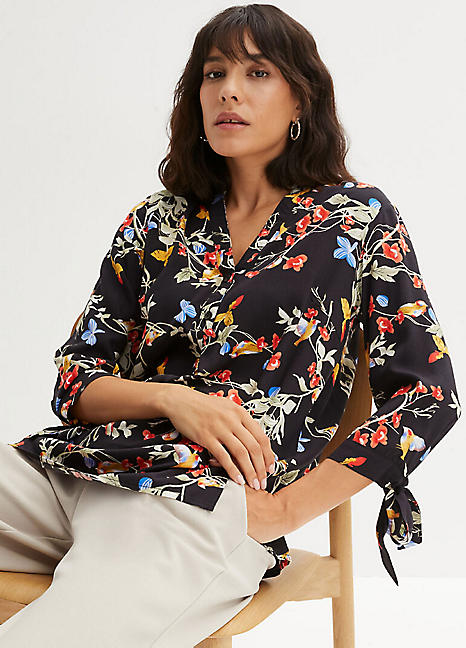 bonprix Floral Print Blouse