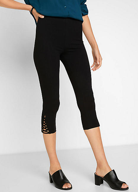 bonprix Laced Cropped Leggings