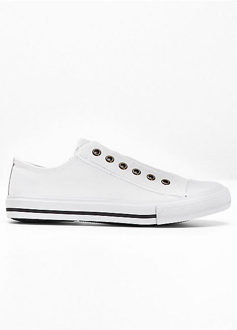 White laceless pumps new arrivals