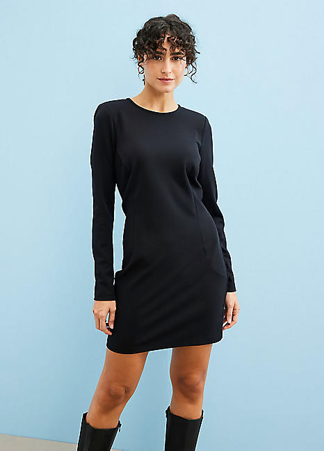 bonprix Long Sleeve Shift Dress