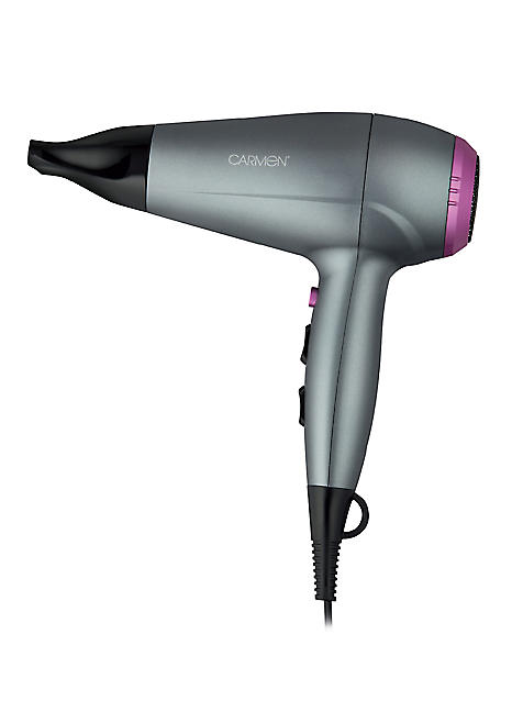 Carmen C81247 Hair Dryer with Concentrator Nozzle, Three Heat