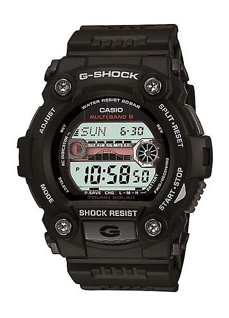 Casio Mens G Shock Radio Controlled World Time Solar Watch Grattan