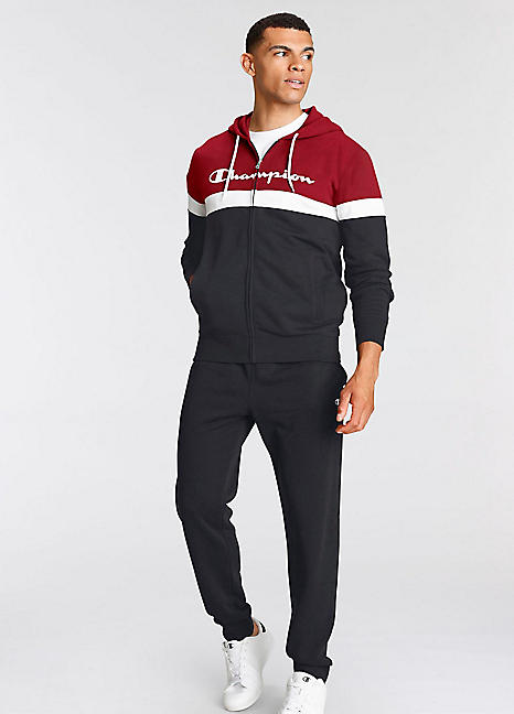 grey champion jogging suit