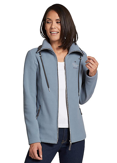 collared fleece jacket