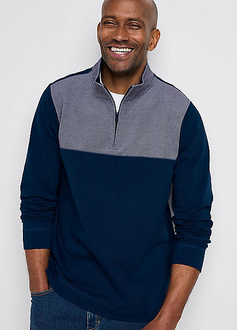 トップス butcher products TWO TONE SWEAT 42 cotton-traders-signature-