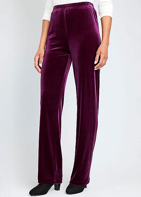 Pull-On Stretch Trousers at Cotton Traders