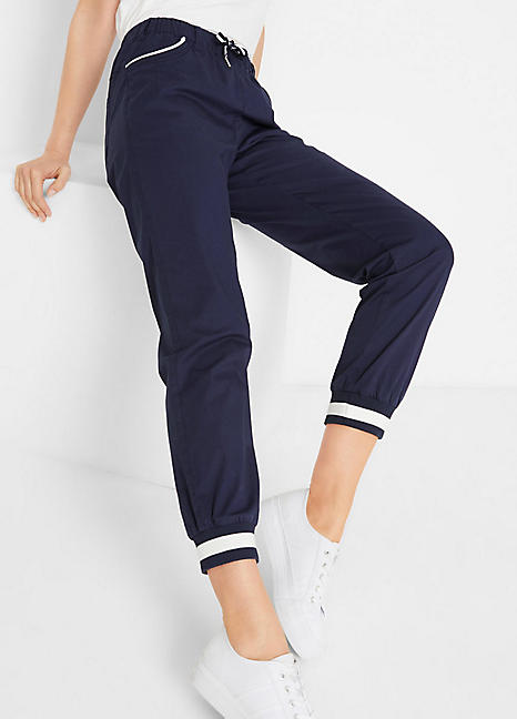 Cropped cuffed trousers Clearance