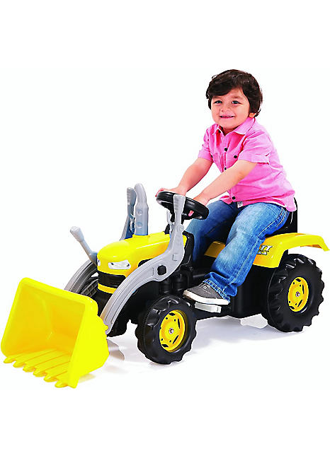 Dolu Tractor Pedal Operated with Excavator Yellow