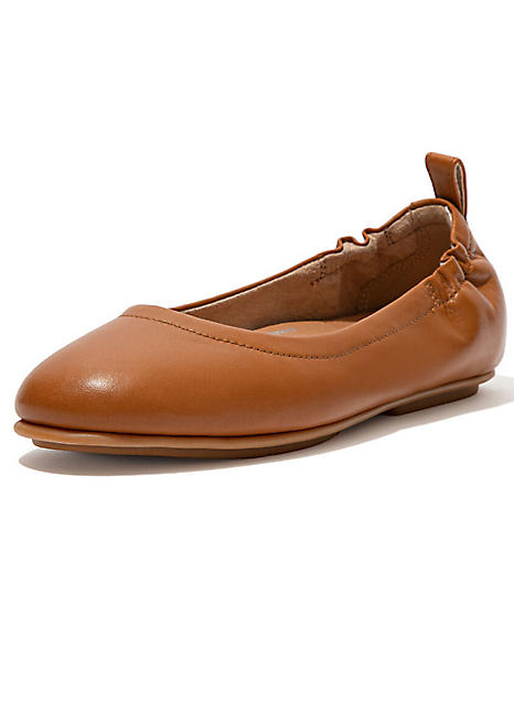 Fitflop allegro leather online ballet flats