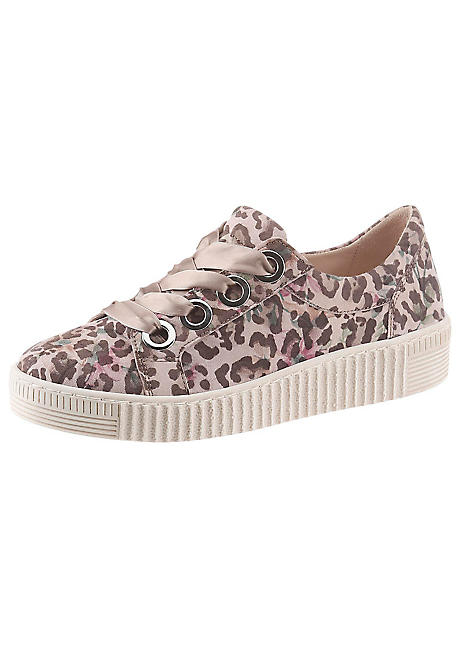 gabor leopard print trainers