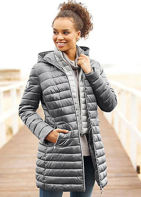 Heine Quilted Hooded Jacket | Grattan