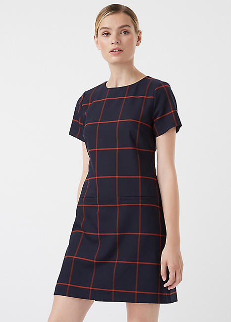 hobbs tartan dress