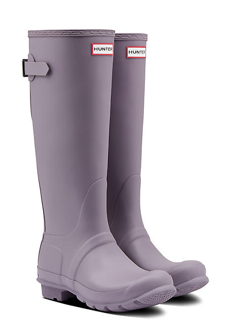 purple hunter wellies size 2