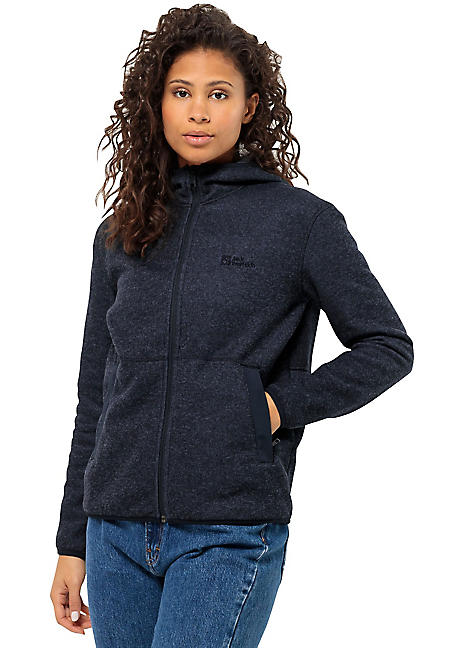 Jack wolfskin hooded on sale fleece