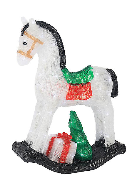 Large iced selling Glittered rocking horse