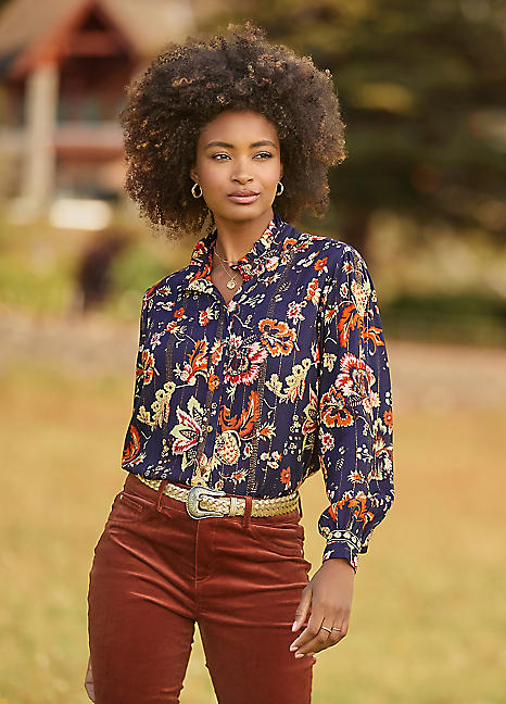Joe Browns Boho Mirror Trim Blouse | Grattan