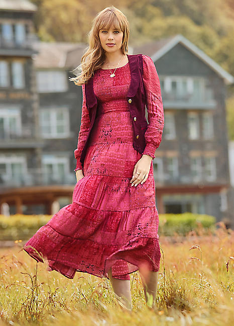 joe browns boho dress Sander Trench Dress in Sable Marle