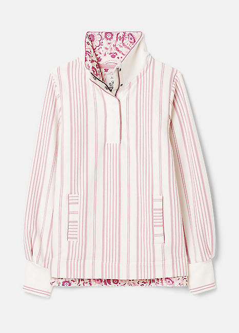 Buy Joules Official Burghley Quarter Zip Quilted Sweatshirt from the Joules  online shop