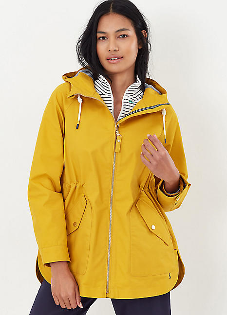 Joules yellow best sale waterproof coat