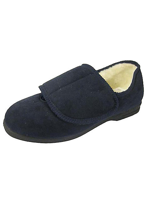 extra wide slippers for ladies