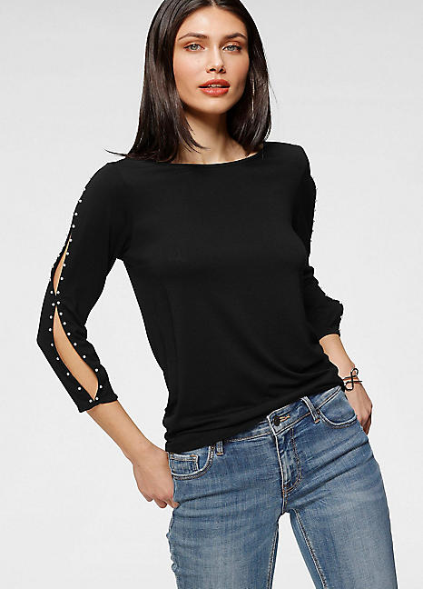 Laura Scott Long-Sleeved Top | Grattan