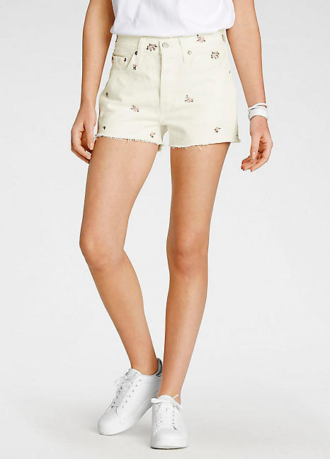 levis floral shorts