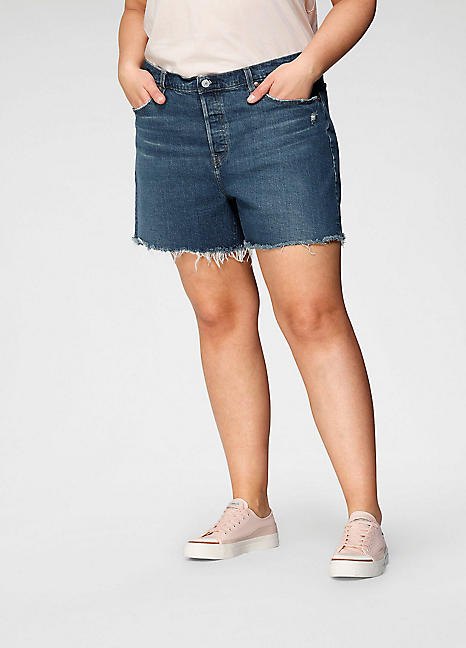 plus size 501 shorts