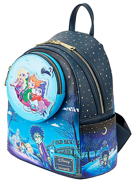 Loungefly Disney Hocus top Pocus Cemetery Night Mini Backpack