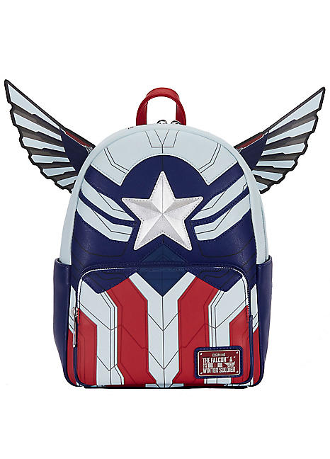 Loungefly Marvel Falcon Captain America Cosplay Mini Backpack Grattan