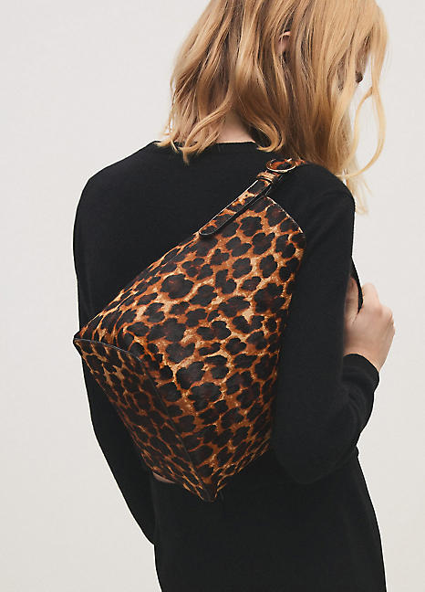 animal print dress mango