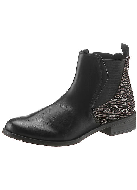 marco tozzi leopard boots
