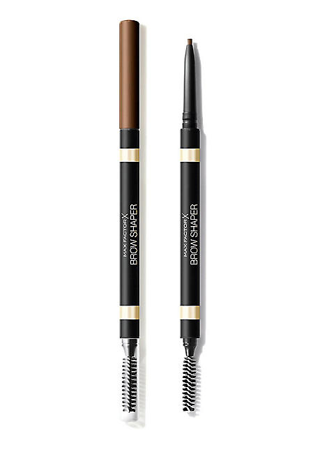 Max Factor Brow Shaper – Augenbrauenstift Mit Bürste In 20 Brown | Präzise Augenbrauen Für Den Perfekten Look