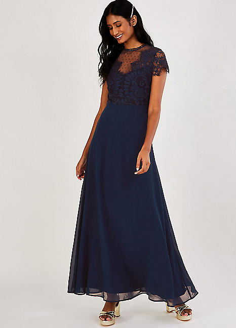 Formal lace cheap maxi dress