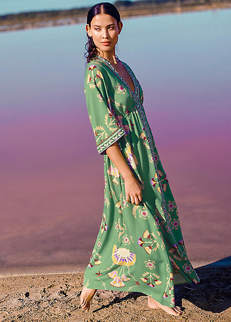 maxi dresses monsoon Buy Monsoon Pink Amber Floral Cape Maxi Dress from Next USA