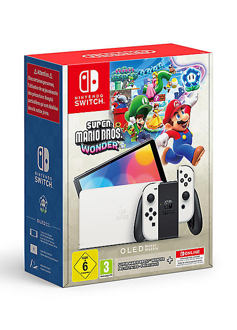 Nintendo Switch - maron Nintendo Switch OLED Joy-Con Controllers Mario Red Edition