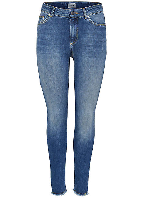 only blush high waist skinny jeans