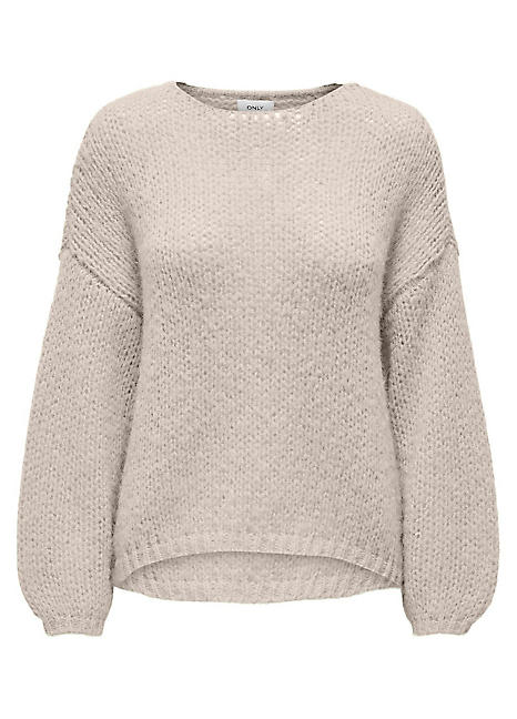 LASCANA High Neck Chunky Knitted Jumper