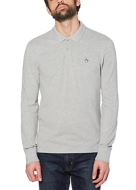 long sleeve penguin polo